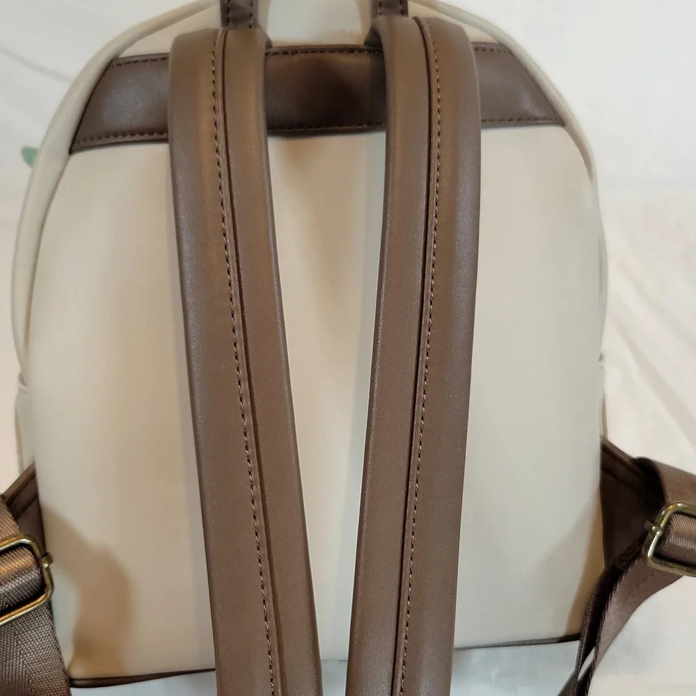 Loungefly Star Wars The Mandalorian Grogu Baby Yoda Mini Backpack OS Tan Green